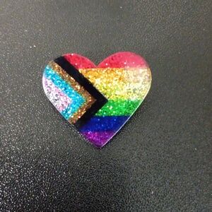 Progress Pride Brooch (NWT)